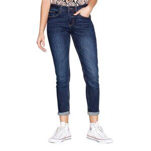 Red Herring Chloe Ankle Crop Raw Hem Medium Wash Blue Jeans Size 8 Reg